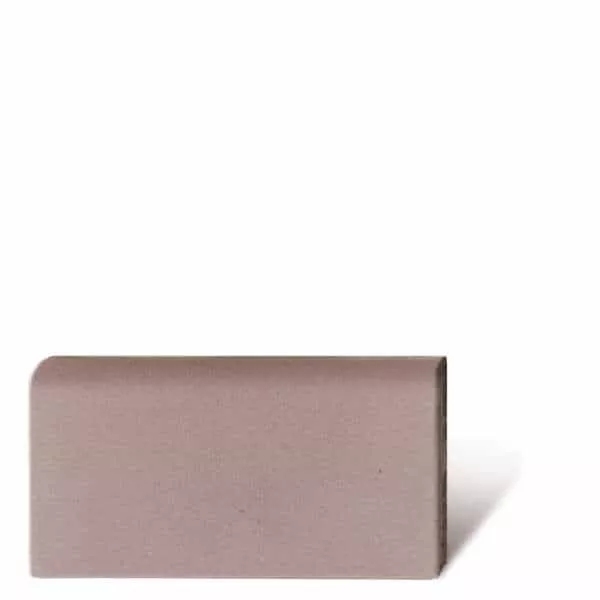 VIA Zementmosaiksockel 80w -  20 x 12 x 1,6 cm - Unifarbe altrosa hell