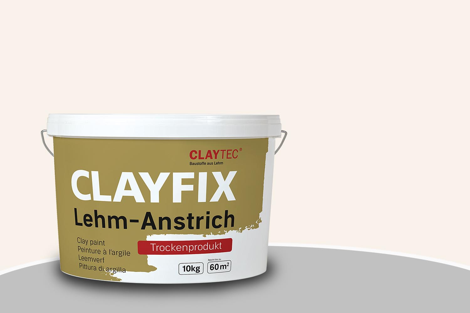 Claytec CLAYFIX Lehm-Anstrich Magnolien-Weiss