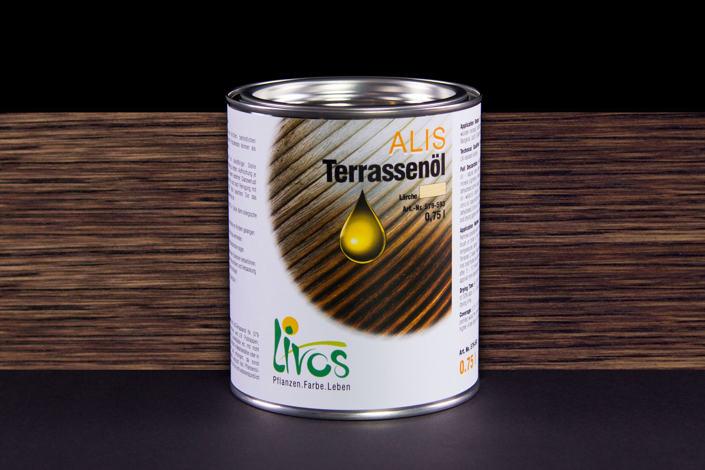 Livos ALIS Terrassenöl Nr. 579 Bongossi