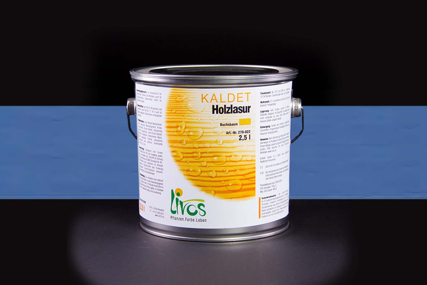 Livos KALDET Holzlasur Nr. 270 Kornblume