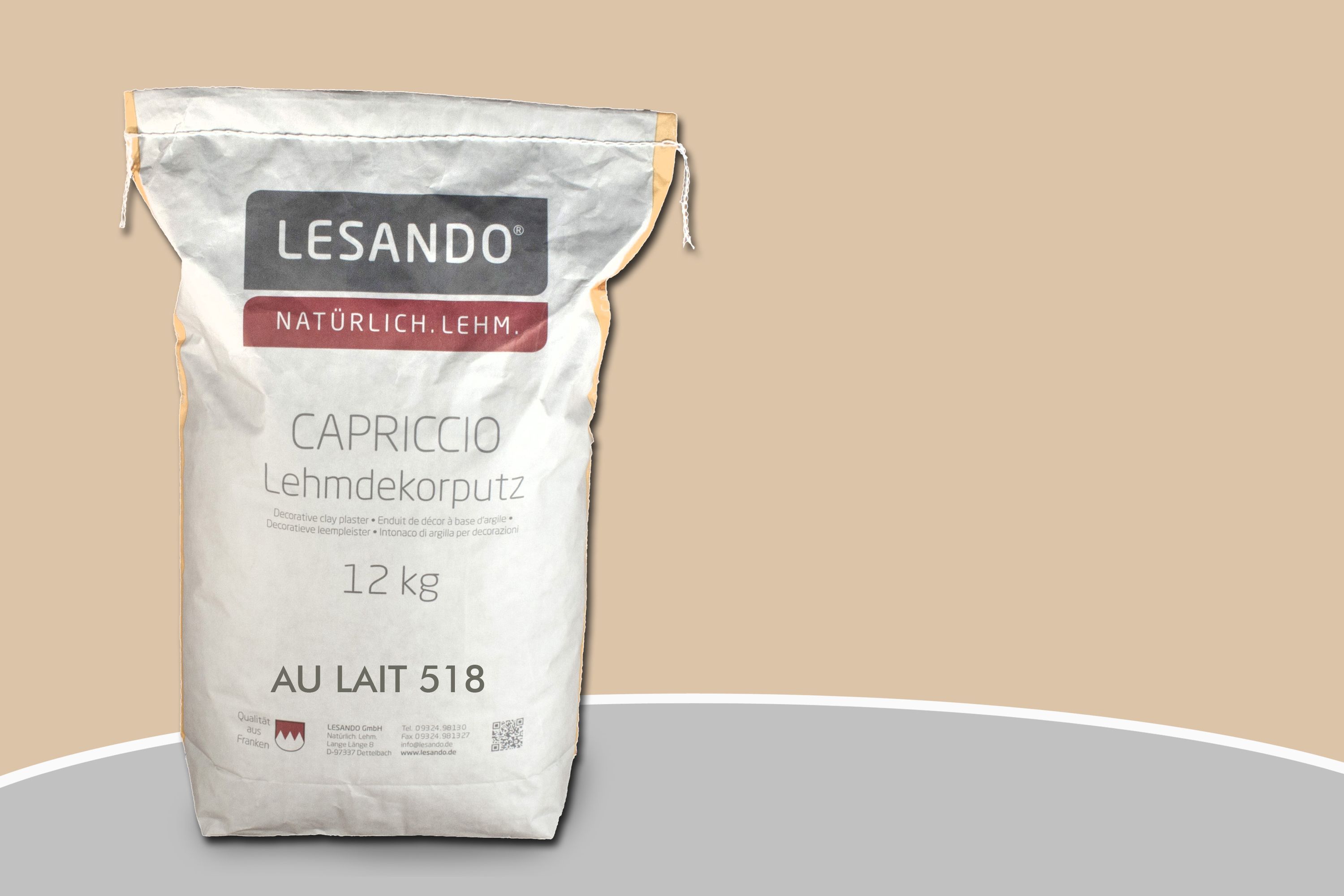 Lesando CAPRICCIO Lehmdekorputz Au Lait 518