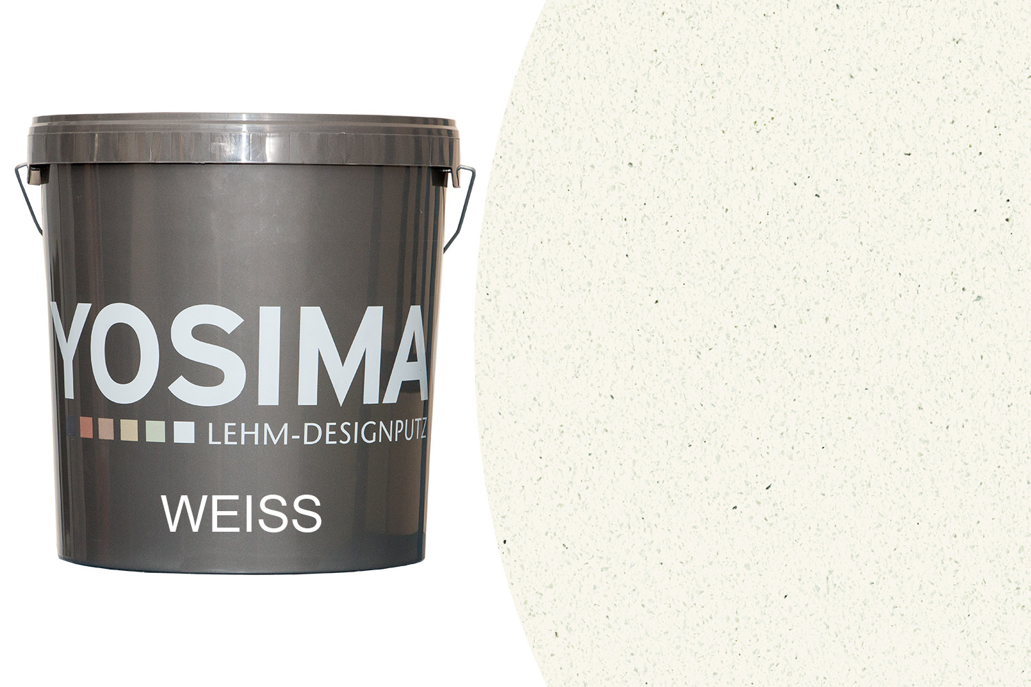Claytec Yosima Lehm-Designputz Weiss (WE 0)
