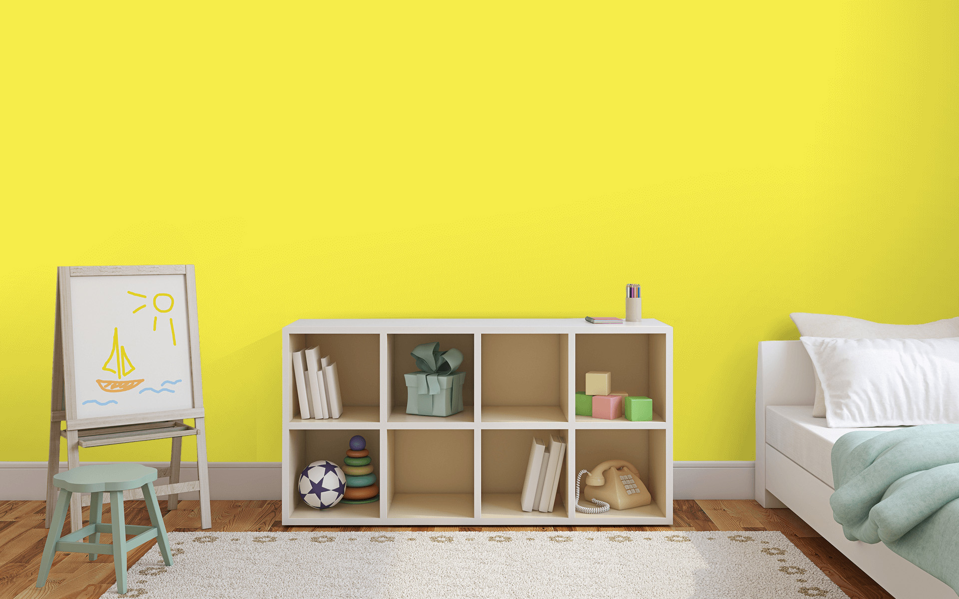 Auro Colours for Life Wand- und Deckenfarbe Nr. 555 - Brilliant Yellow 05