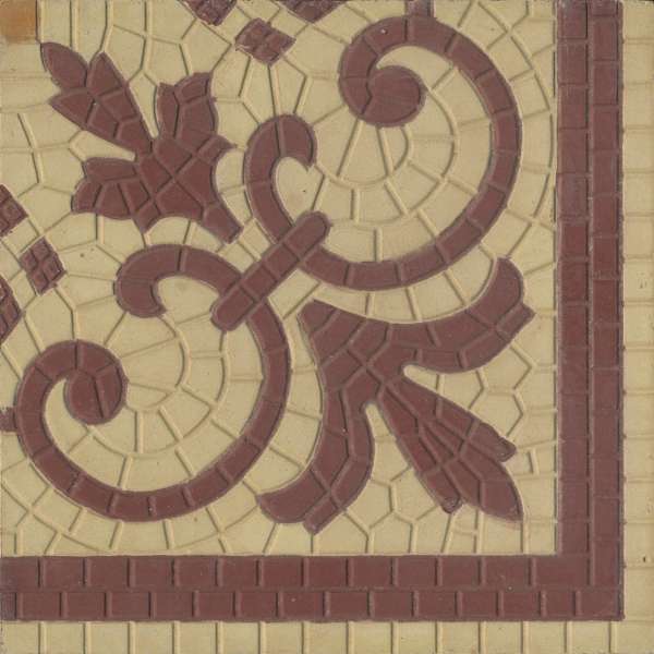 VIA Riffelplatte 55009/140 - 14 x 14 x 1,6 cm - Ecke, innen, Sonderedition
