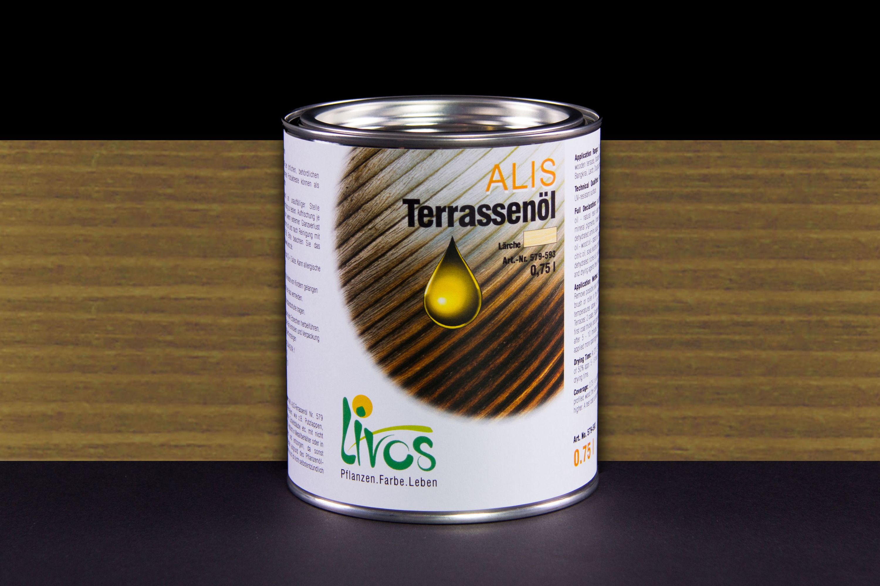 Livos ALIS Terrassenöl Nr. 579 Espresso