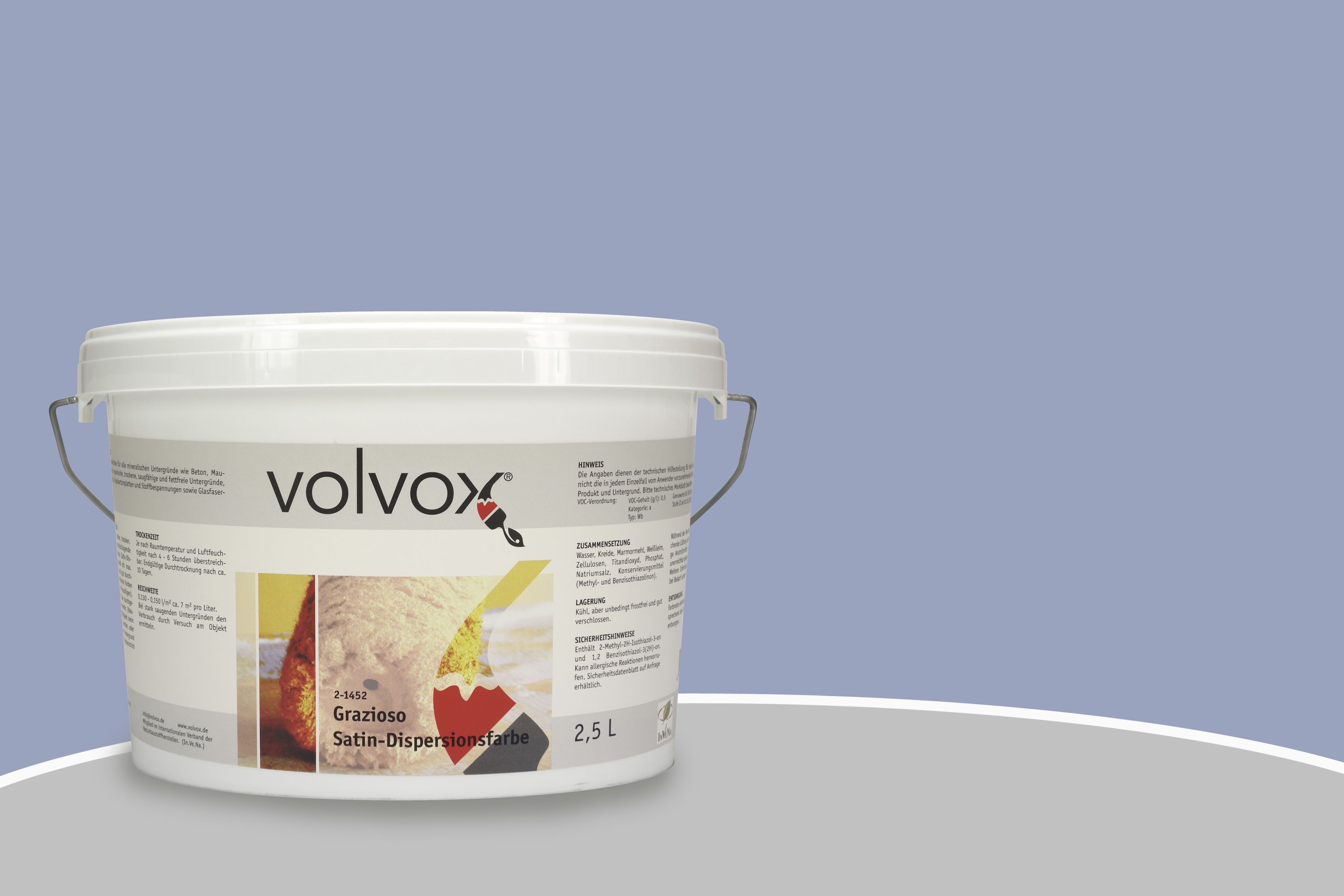 Volvox Grazioso Satin-Dispersionsfarbe 016 Pacific