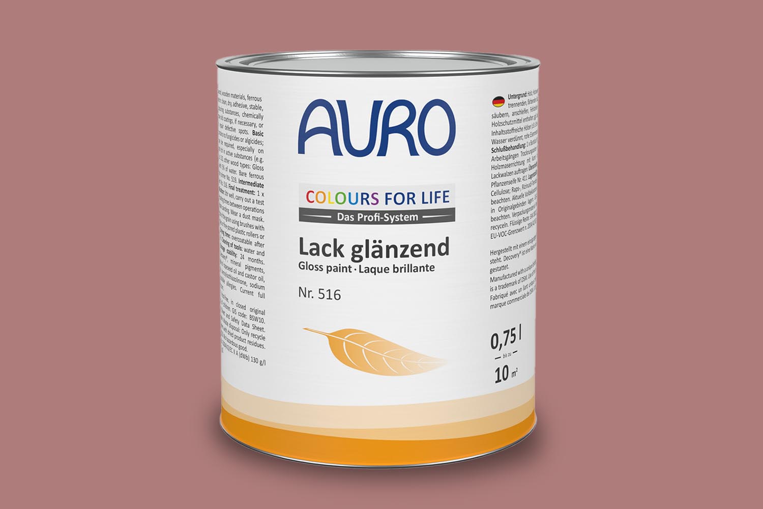 Auro Colours For Life Lack glänzend 516 - red earth
