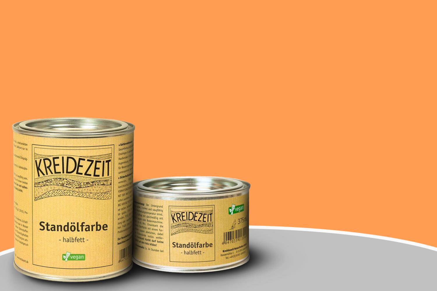 Kreidezeit Standölfarbe orange
