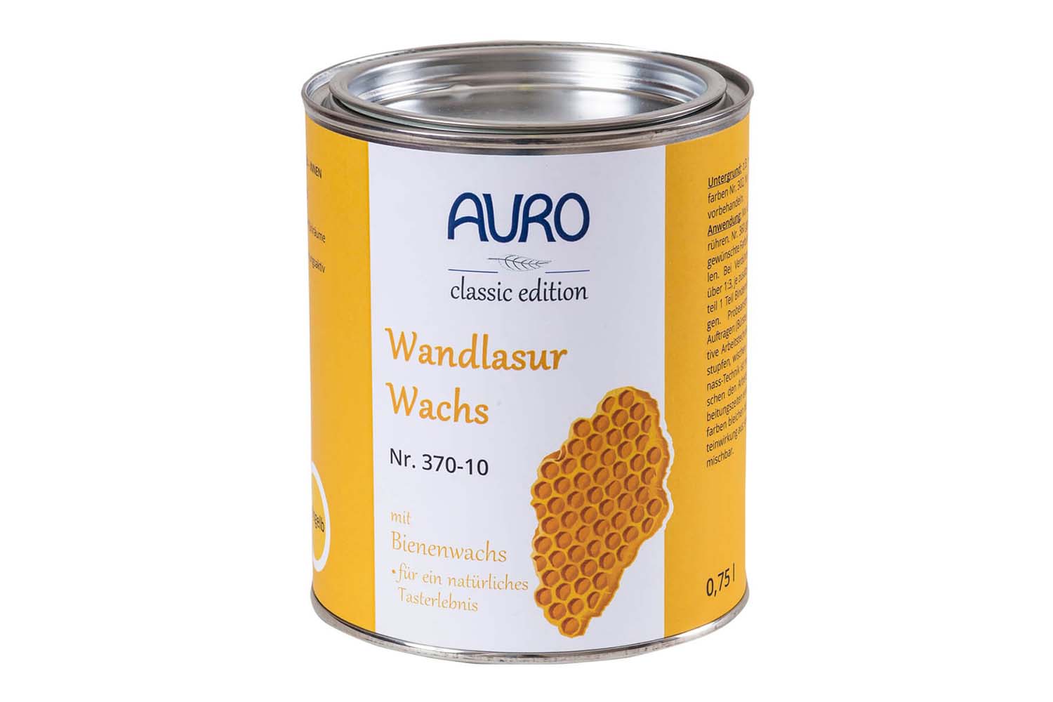 Auro Wandlasur- Wachs Nr. 370 Mineral-Weiß