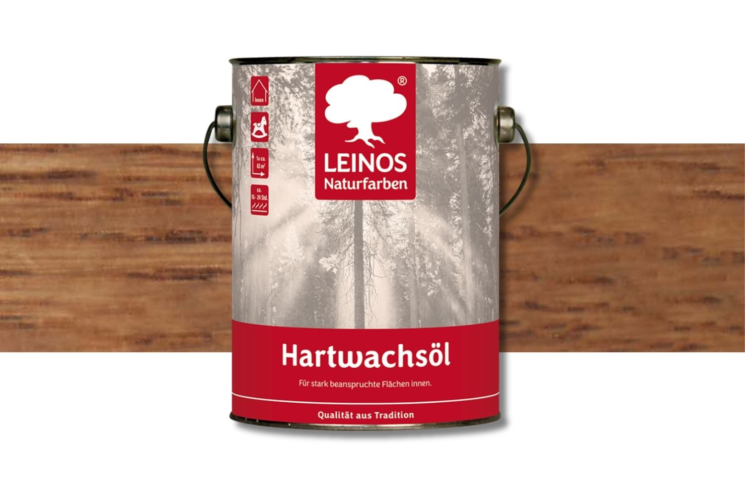 Leinos Hartwachsöl 290 Nussbaum