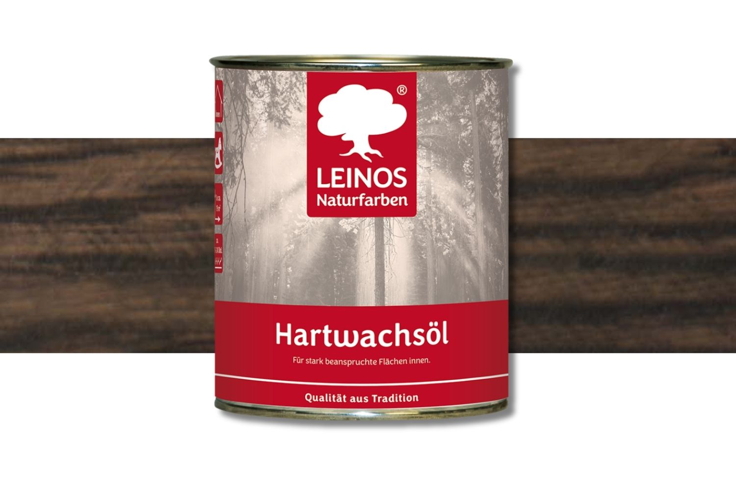 Leinos Hartwachsöl 290 Ebenholz