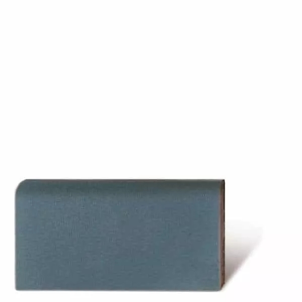 VIA Zementmosaiksockel 44w -  20 x 12 x 1,6 cm - Unifarbe jeansblau