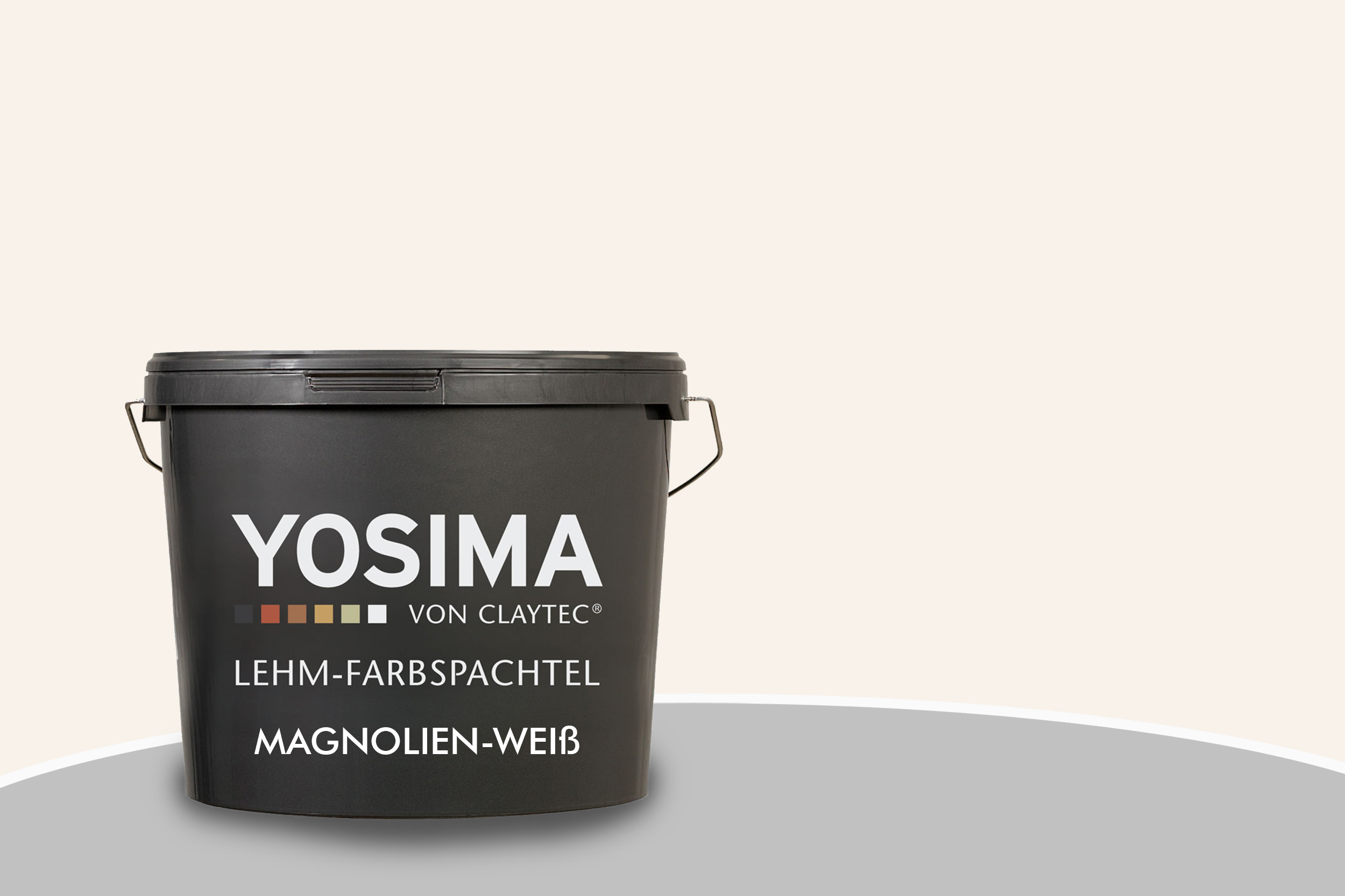 Claytec Yosima Lehm-Farbspachtel Magnolien-Weiss