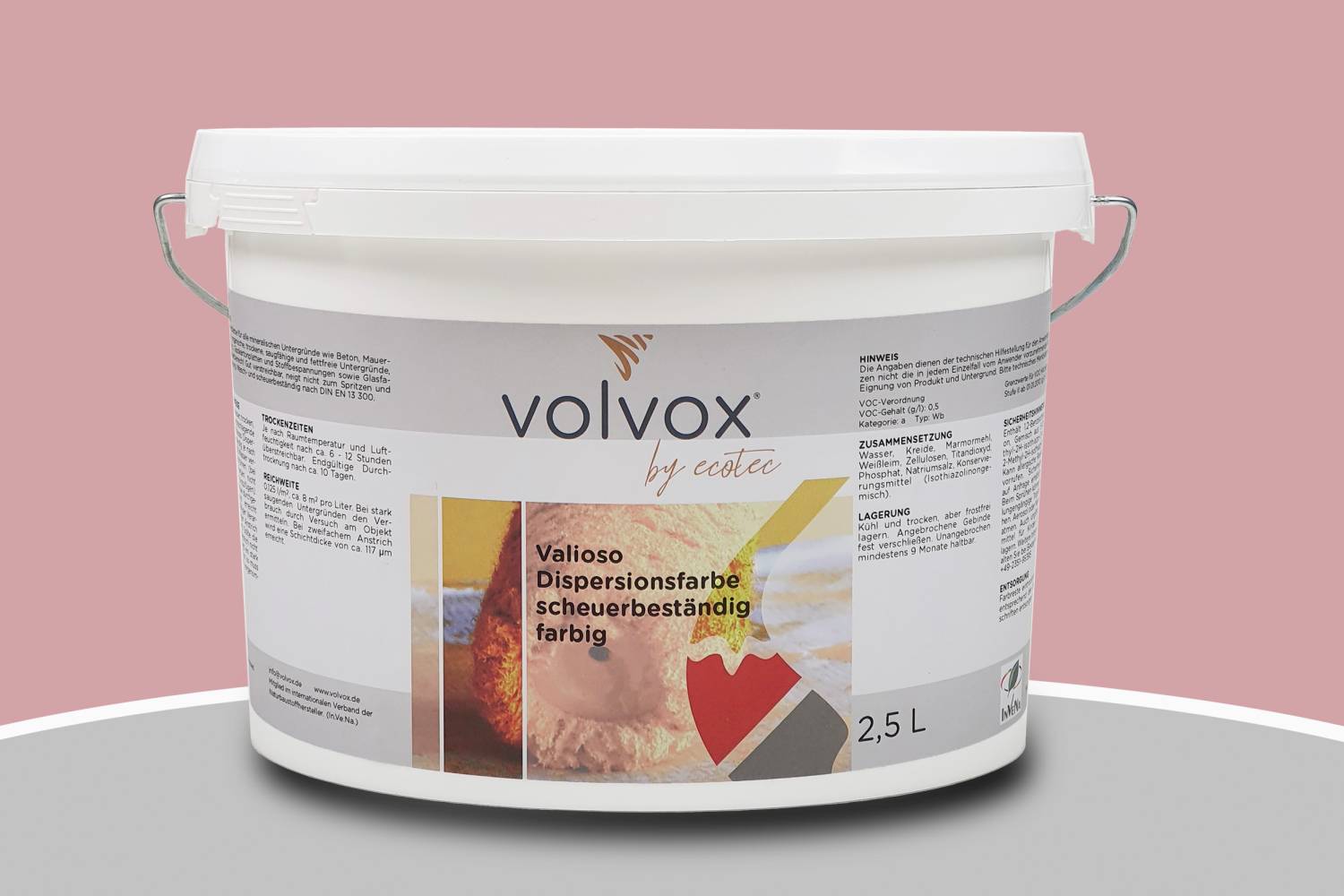 Volvox Valioso Dispersionsfarbe 299 Lotos
