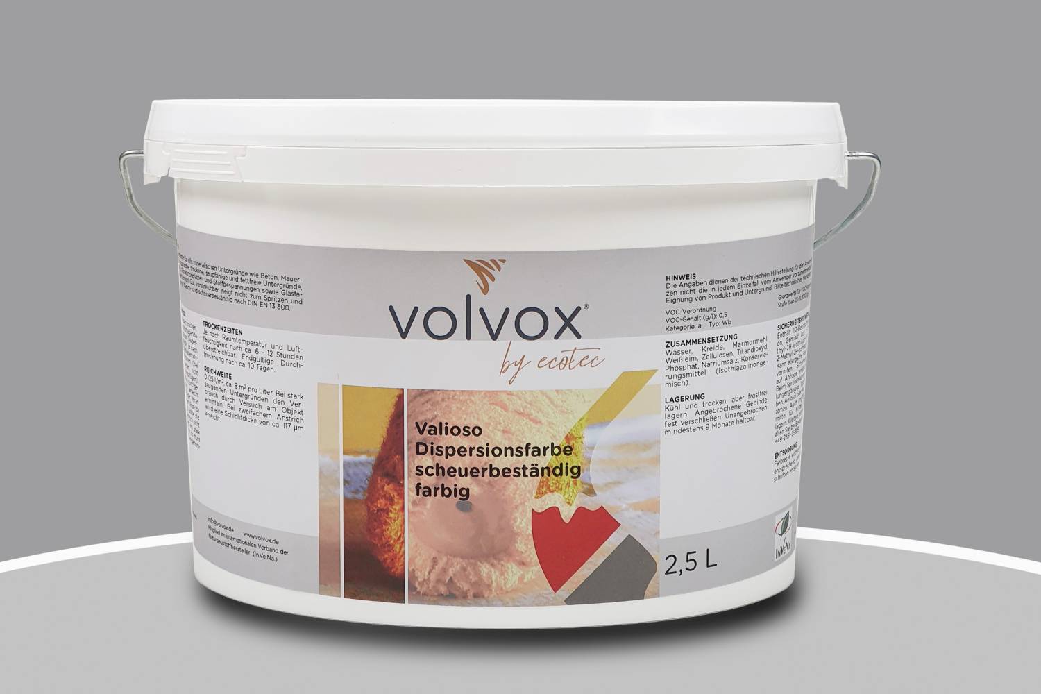 Volvox Valioso Dispersionsfarbe 097 Slate Grey