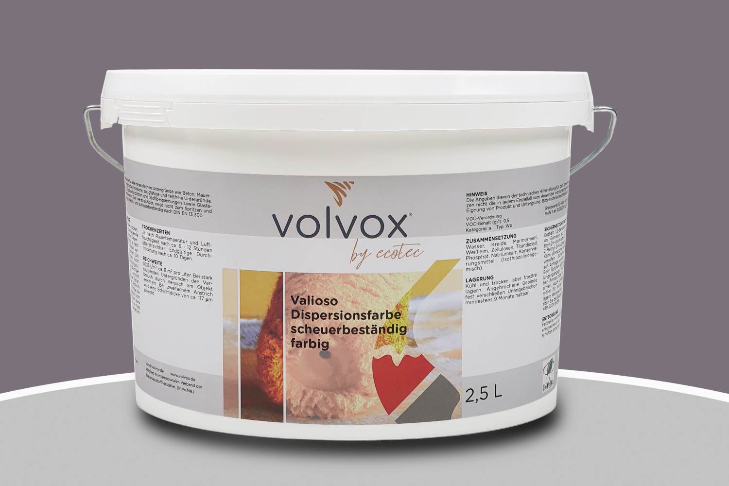 Volvox Valioso Dispersionsfarbe 306 Calla