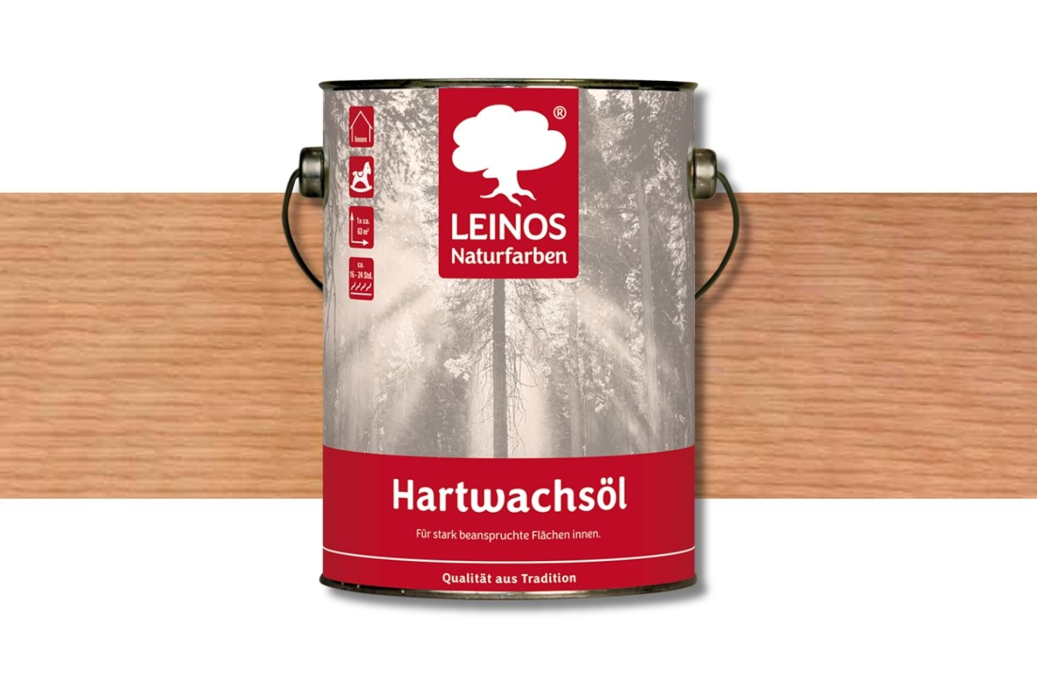 Leinos Hartwachsöl 290 Neutralisierend-Rohholzeffekt