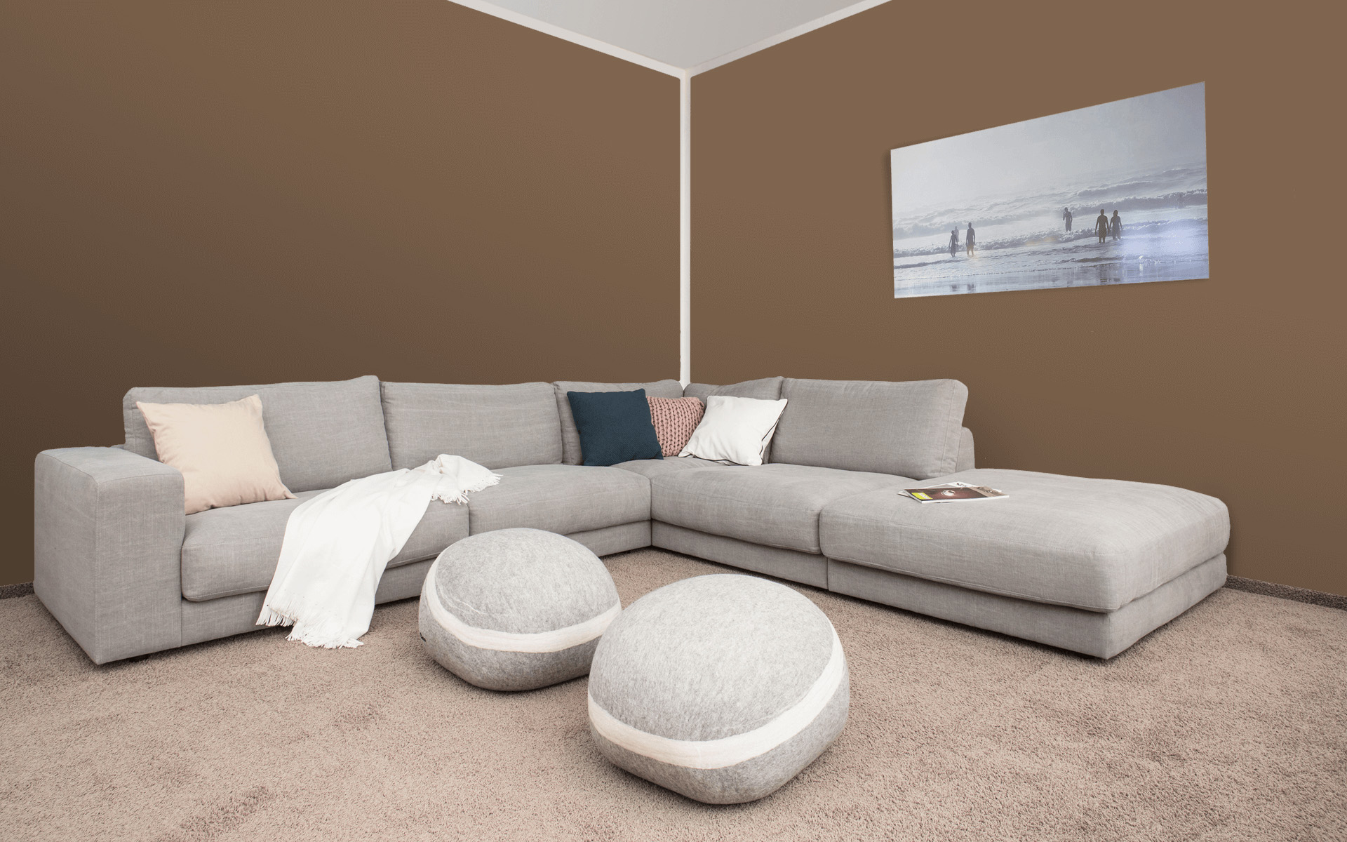 Auro Colours for Life Wand- und Deckenfarbe Nr. 555 - Beige Brown