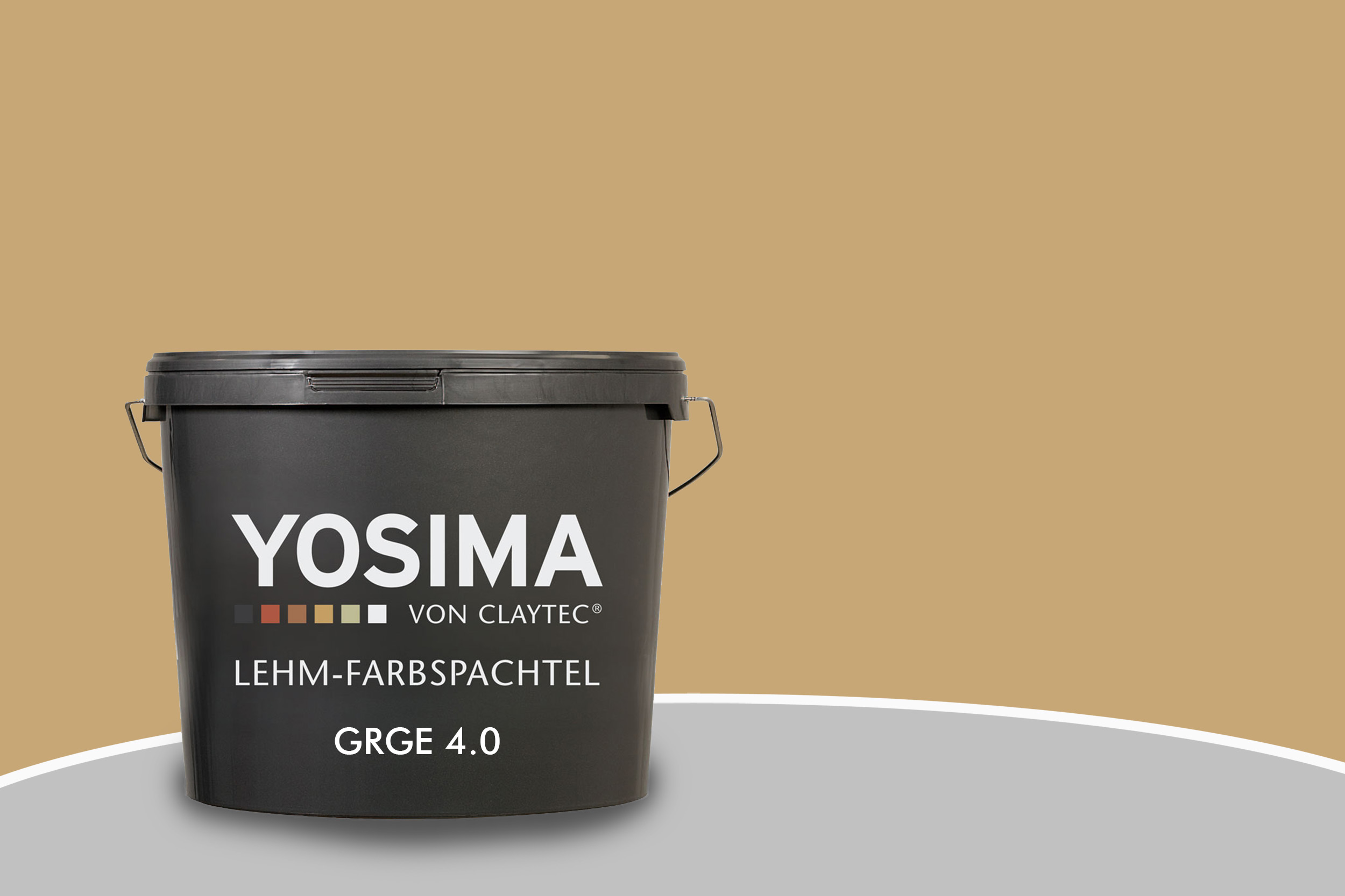 Claytec Yosima Lehm-Farbspachtel GRGE 4.0