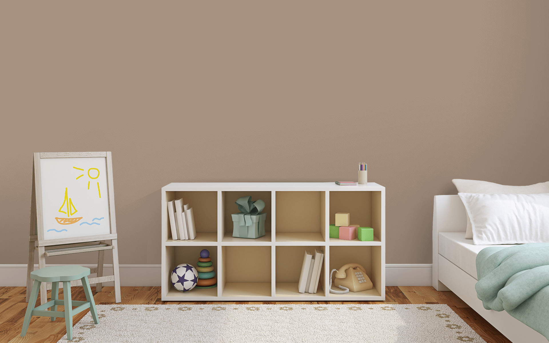 Auro Colours for Life Wand- und Deckenfarbe Nr. 555 - Beige Brown 10