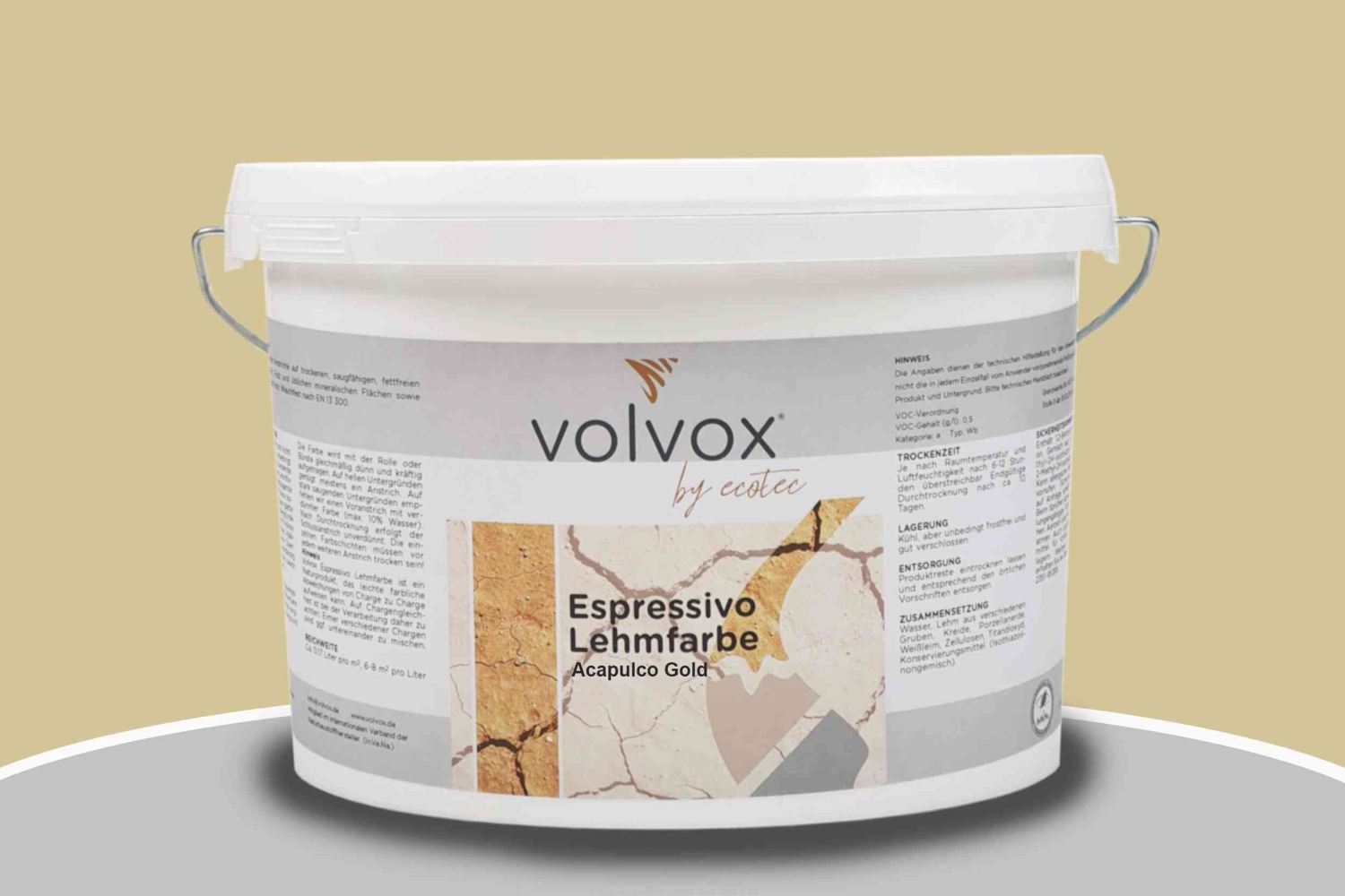 Volvox Espressivo Lehmfarbe 089 Acapulco Gold
