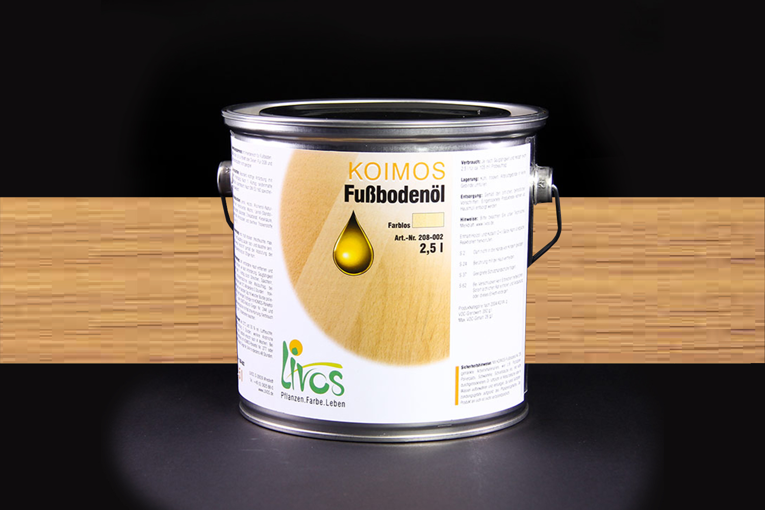 Livos KOIMOS Fußbodenöl Nr. 208 Hell