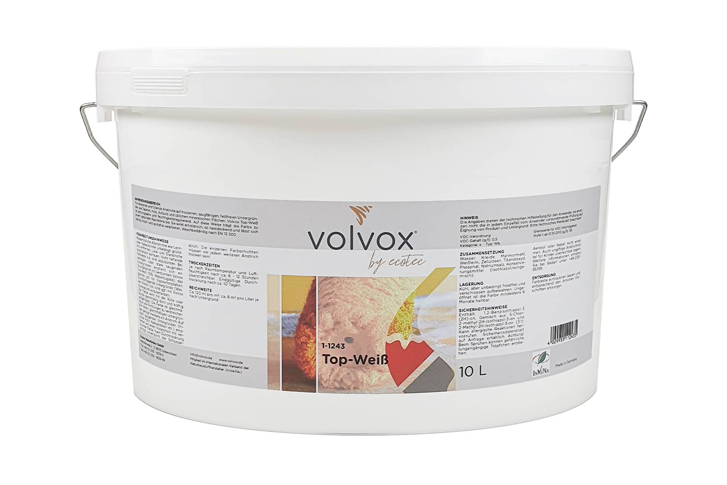 Volvox Dispersionsfarbe Top-Weiß