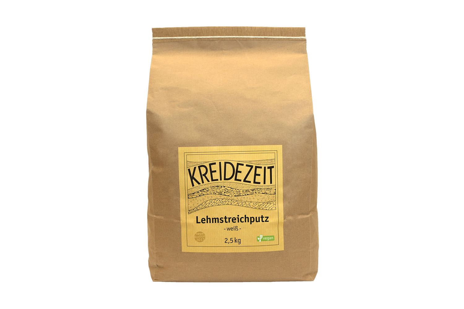 Kreidezeit Lehmstreichputz weiß