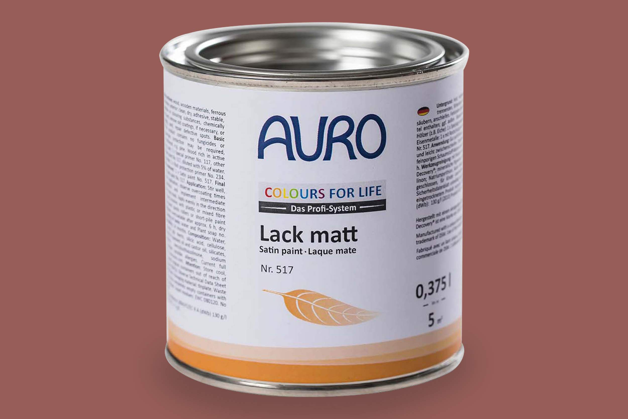 Auro Colours For Life Lack matt 517 - red earth 05