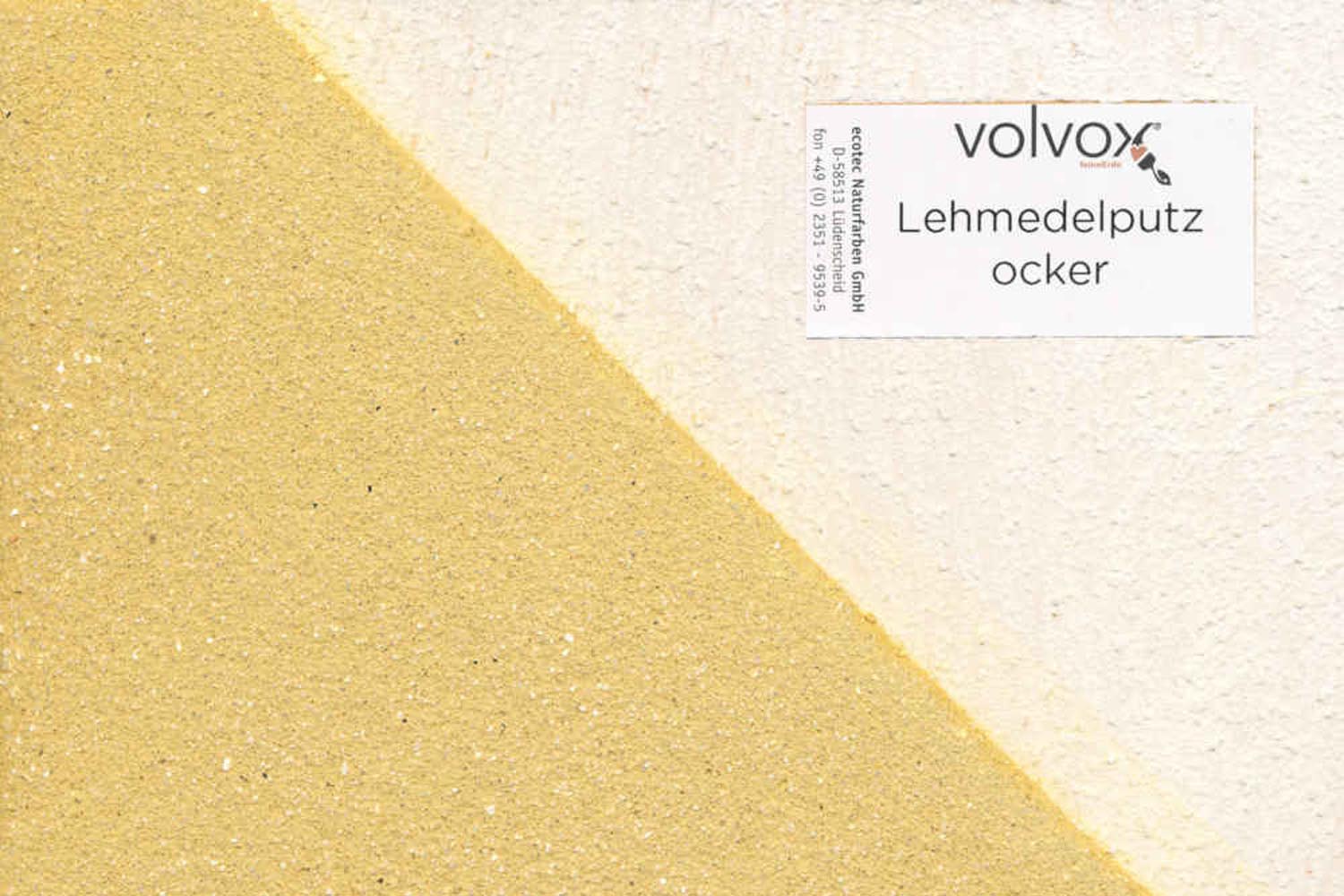 Volvox Lehmedelputz Ocker