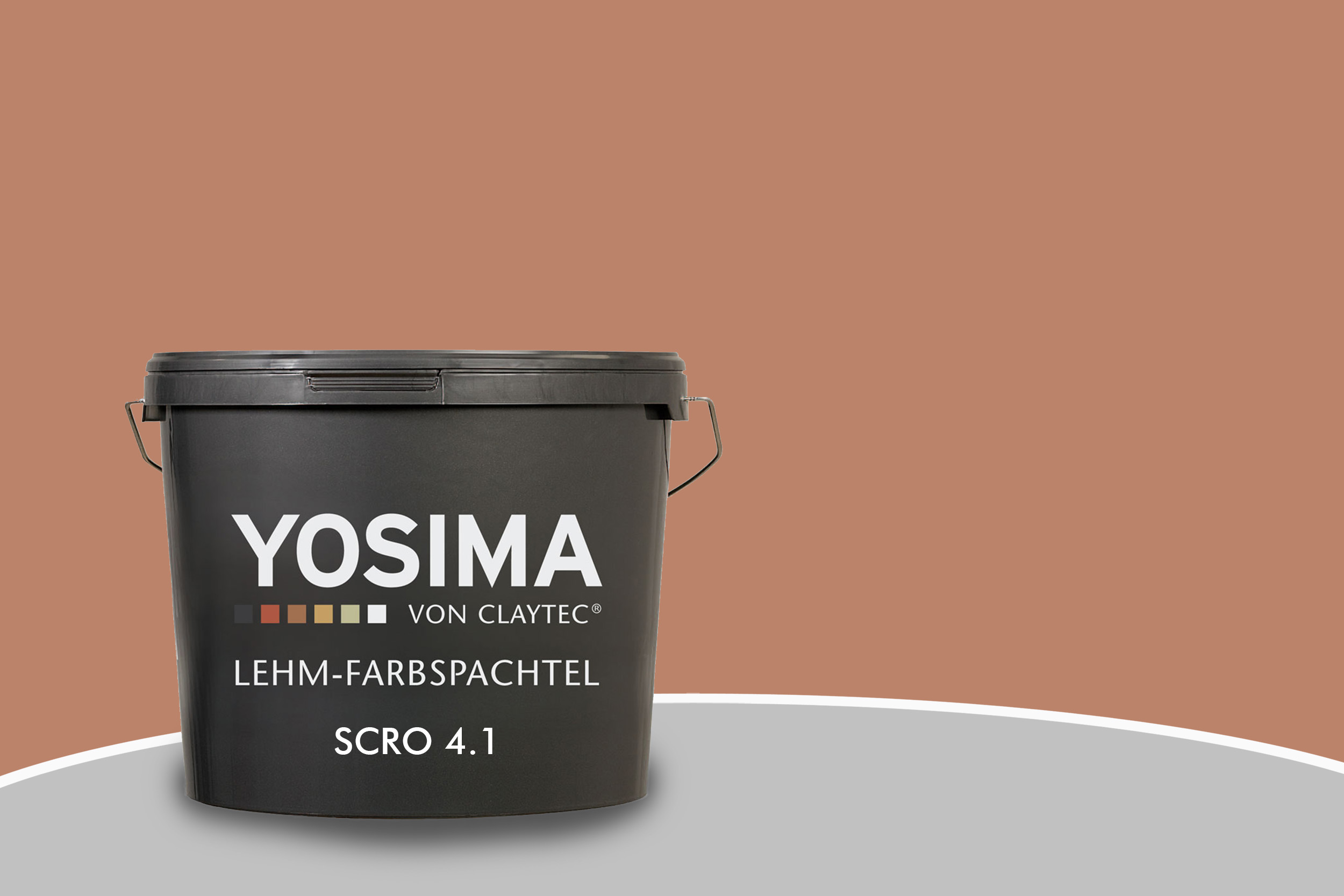 Claytec Yosima Lehm-Farbspachtel SCRO 4.1