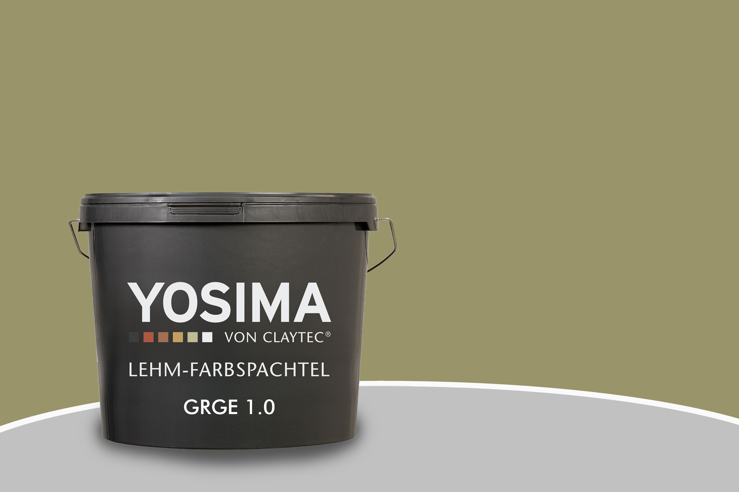 Claytec Yosima Lehm-Farbspachtel GRGE 1.0