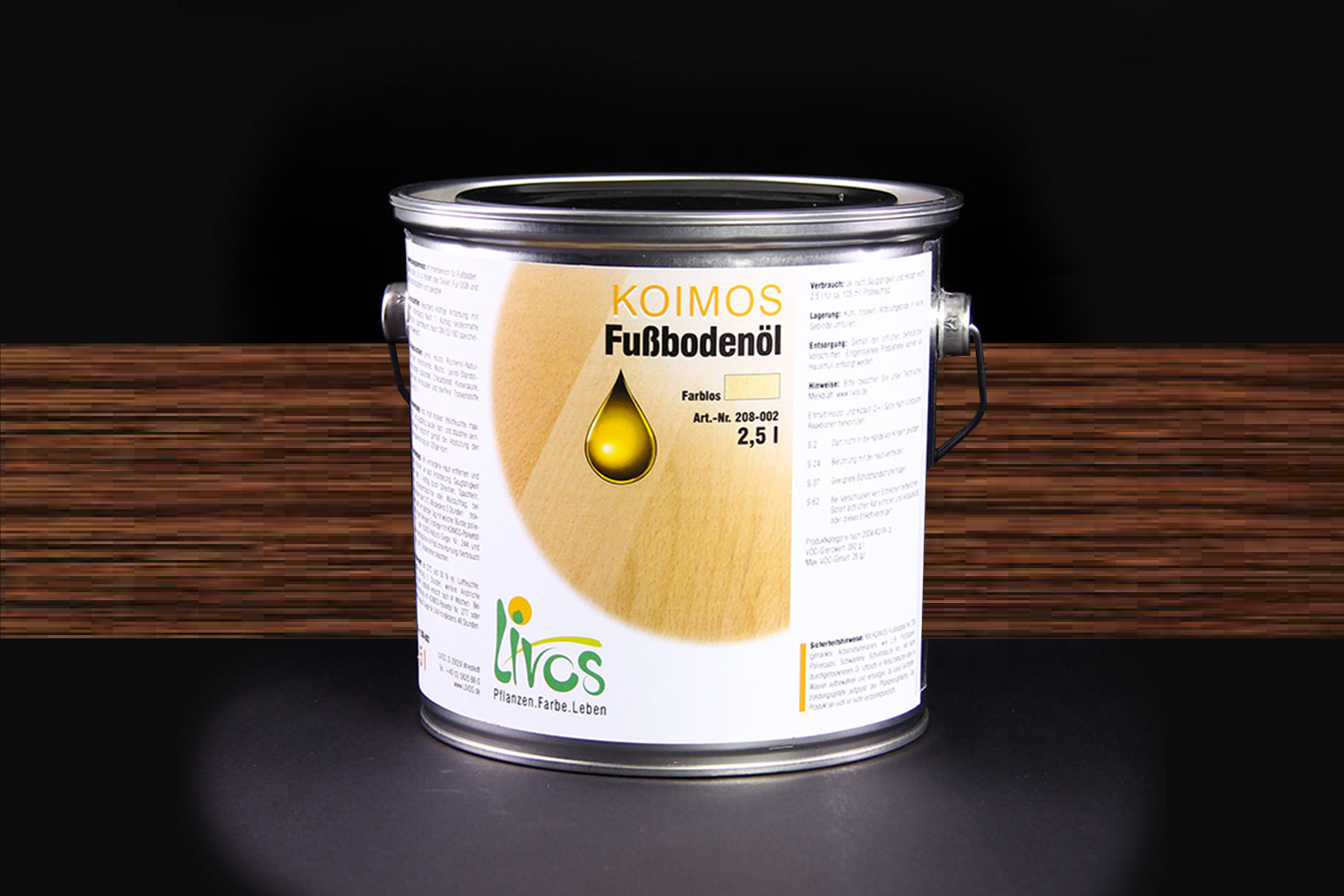 Livos KOIMOS Fußbodenöl Nr. 208