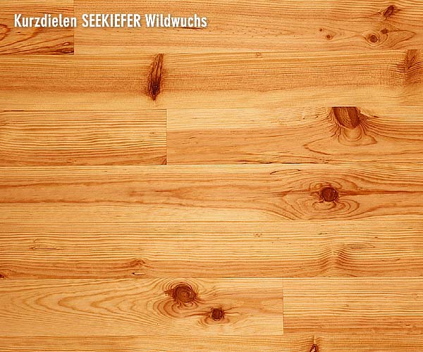 Woodline Seekiefer Wildwuchs gehobelt glattkant unbehandelt 2,3 x 10 x 150 - 200