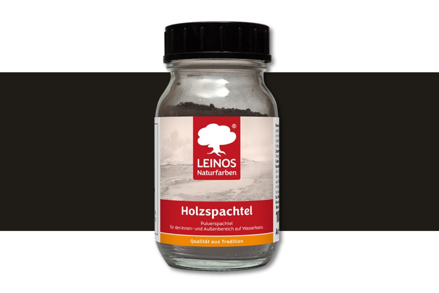 Leinos Holzspachtel 337 Schwarz