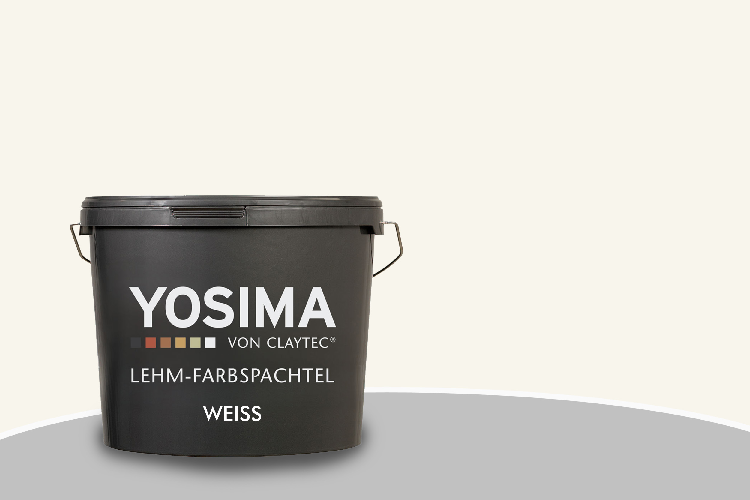 Claytec Yosima Lehm-Farbspachtel Weiss