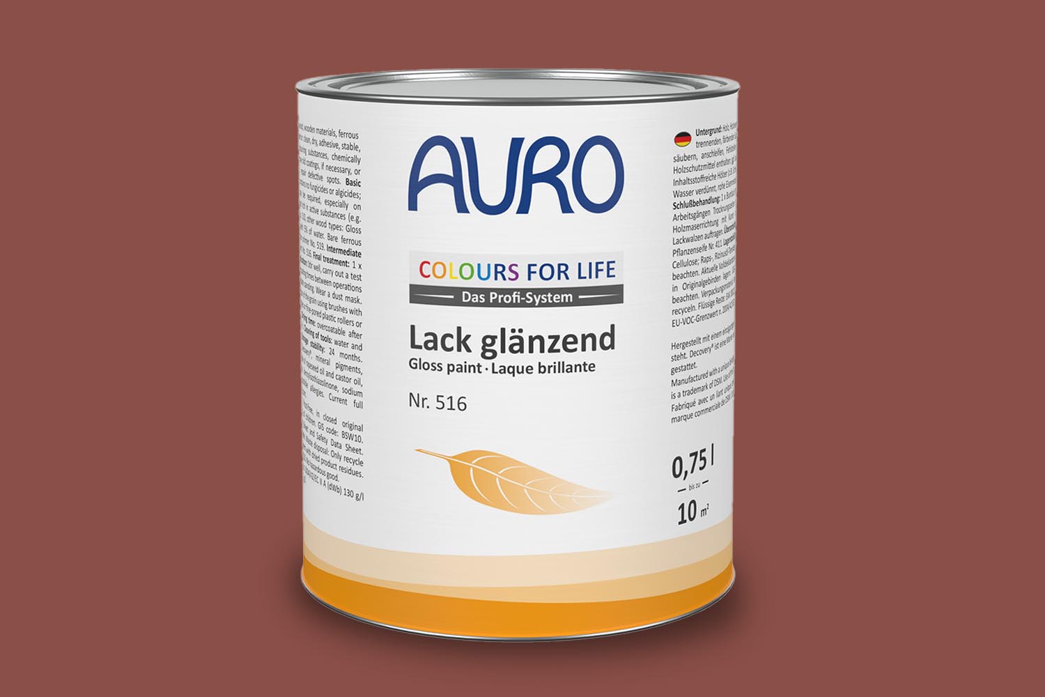 Auro Colours For Life Lack glänzend 516 - red earth