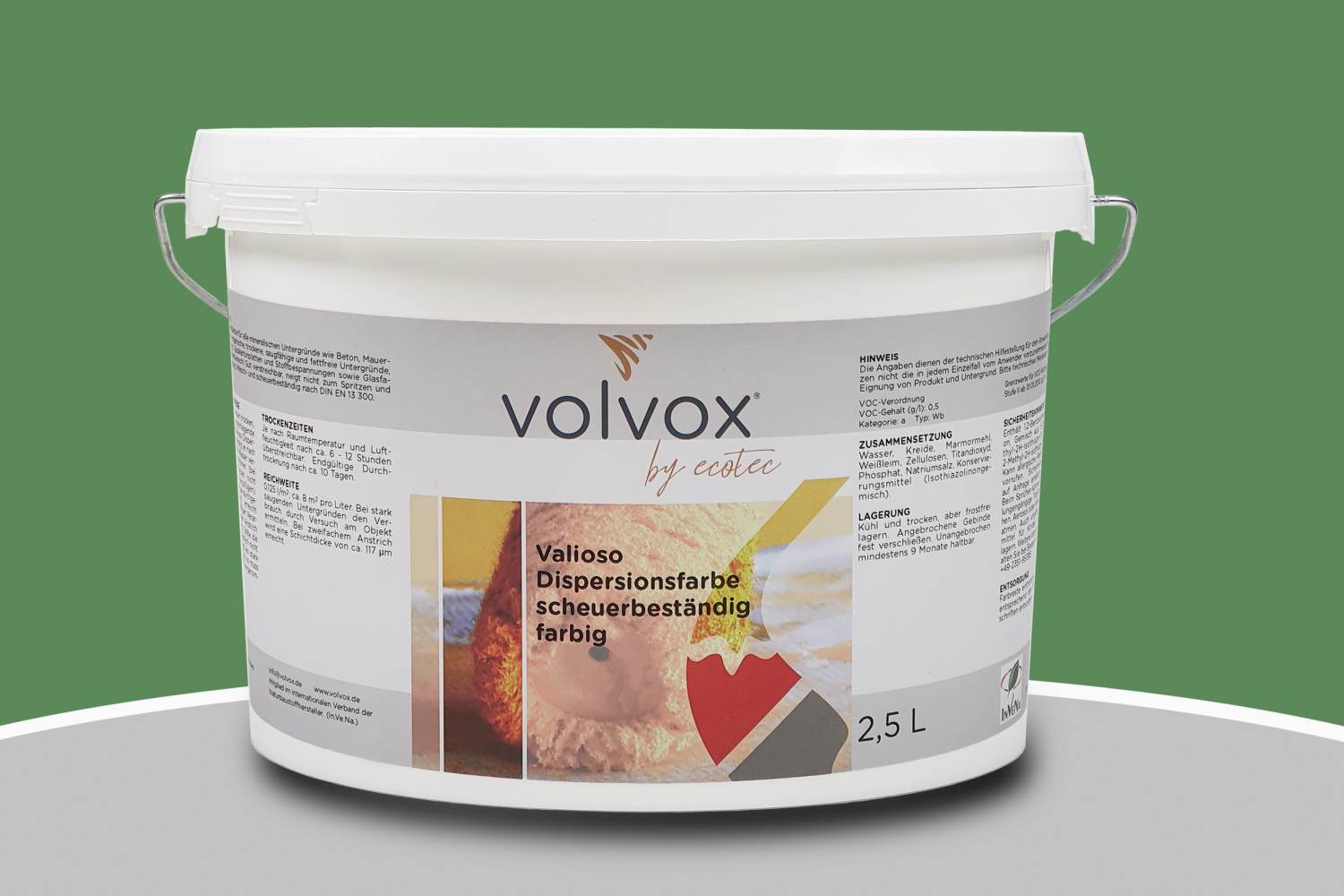 Volvox Valioso Dispersionsfarbe 311 Meadow