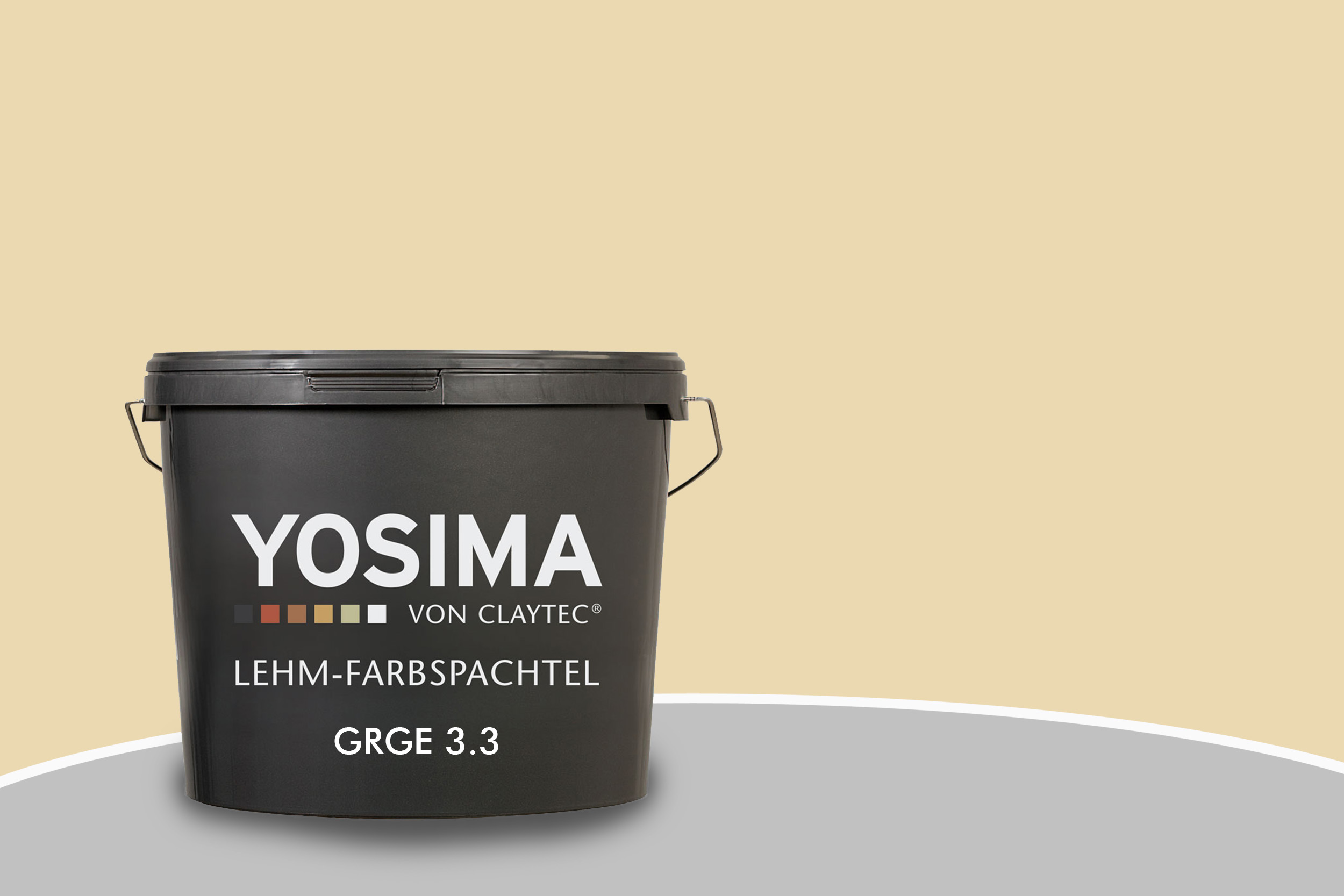 Claytec Yosima Lehm-Farbspachtel GRGE 3.3