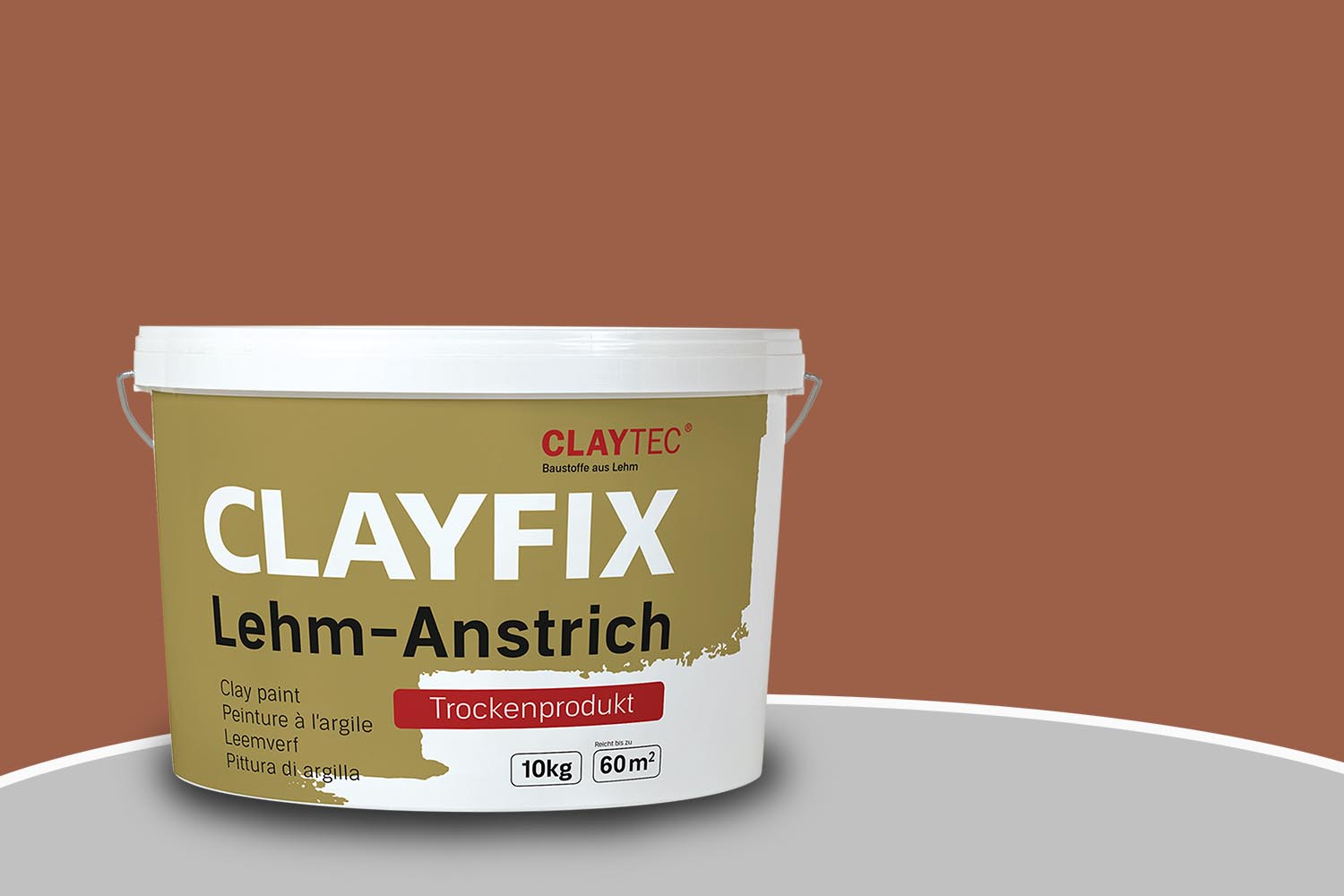Claytec CLAYFIX Lehm-Anstrich ROGE 1.0