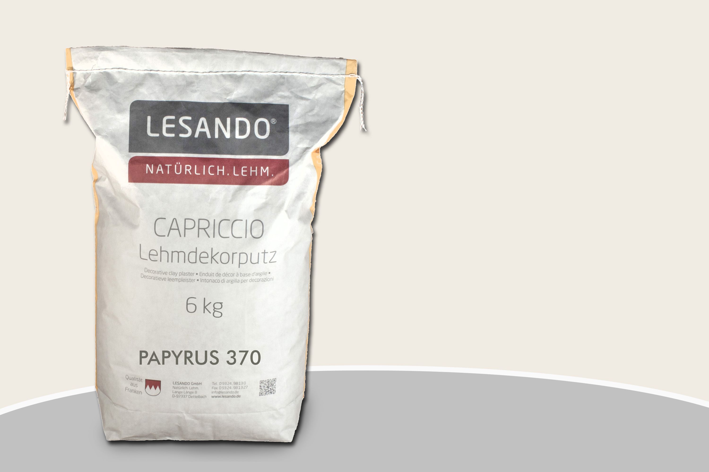 Lesando CAPRICCIO Lehmdekorputz Papyrus 370