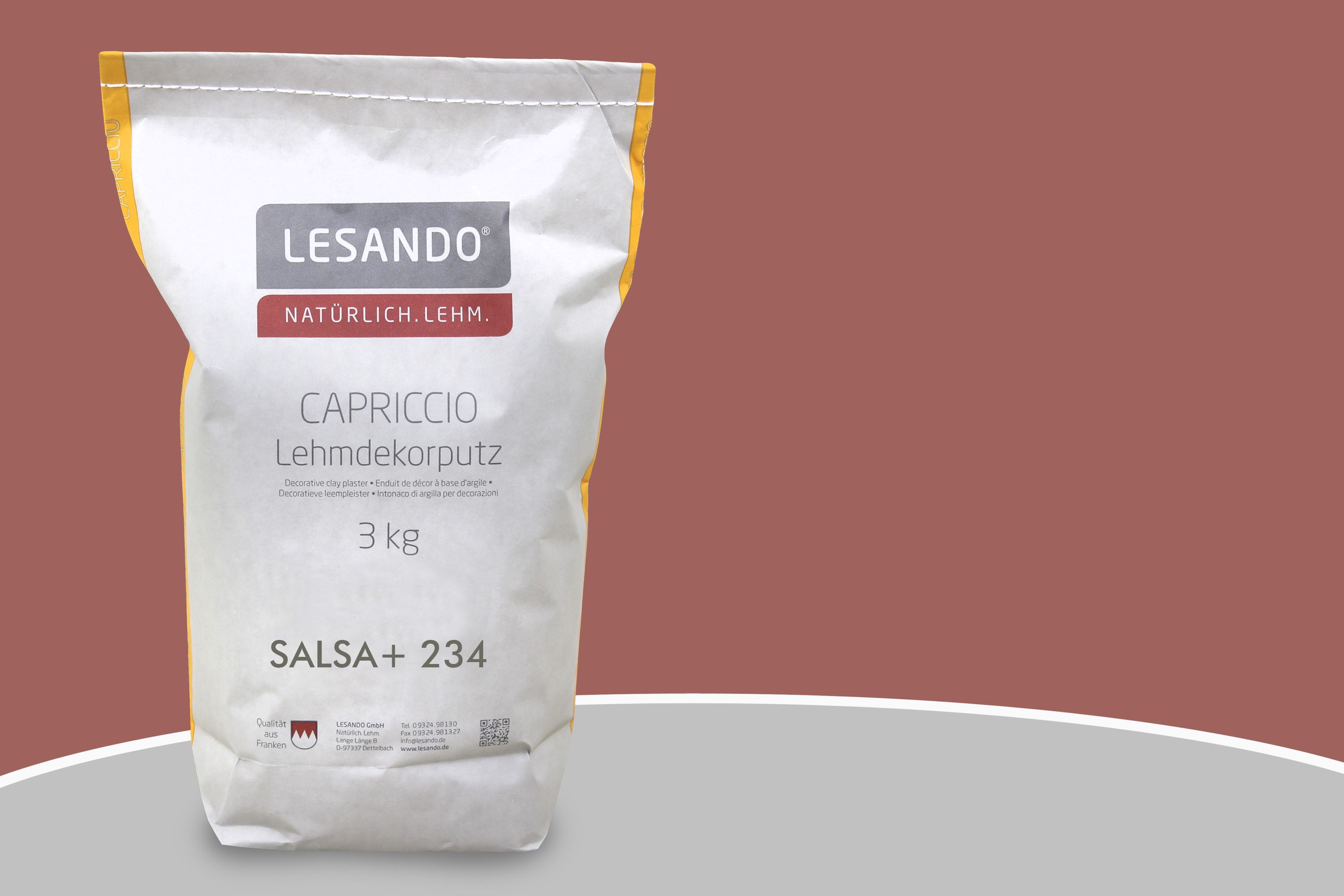 Lesando CAPRICCIO Lehmdekorputz Salsa+ Basisintensivton