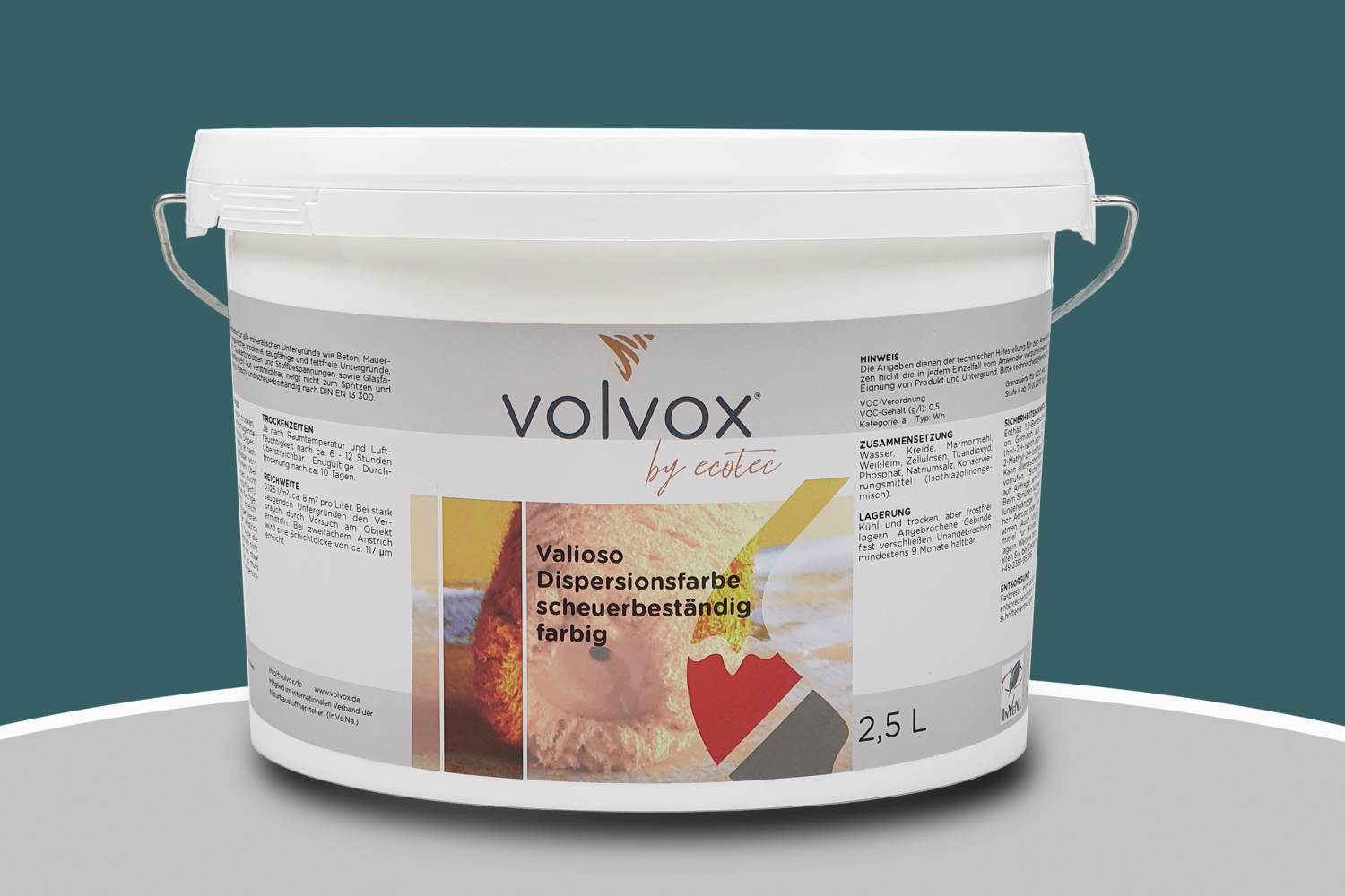 Volvox Valioso Dispersionsfarbe 302 Cedar