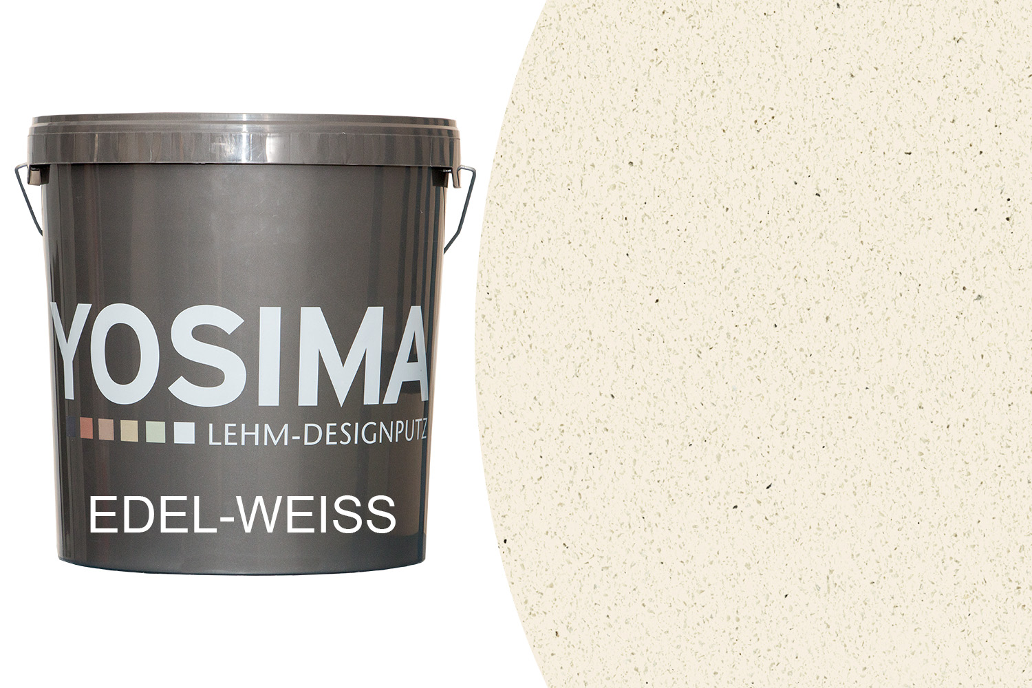 Claytec Yosima Lehm-Designputz Edel-Weiss