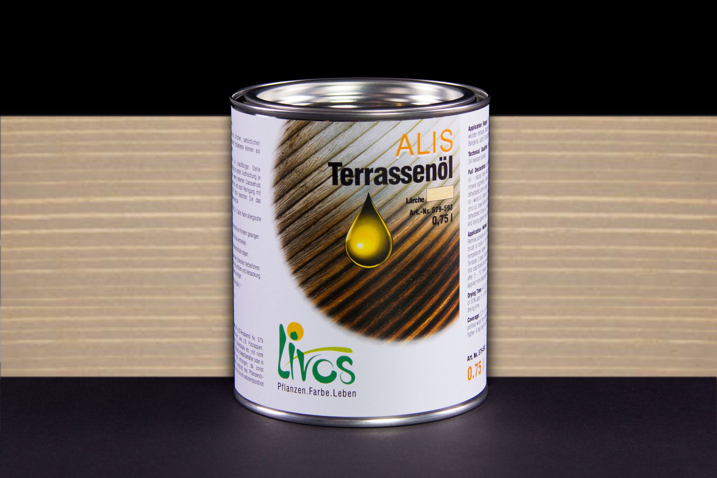 Livos ALIS Terrassenöl Nr. 579 Sesam