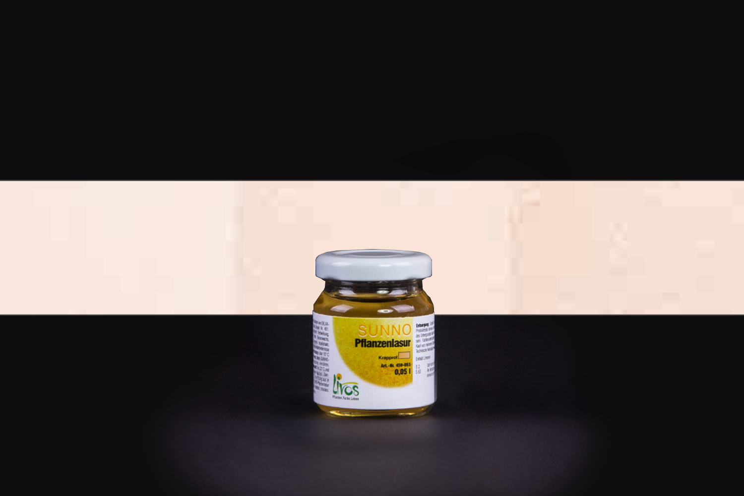 Livos SUNNO Pflanzenlasur Nr. 450 Krapprot