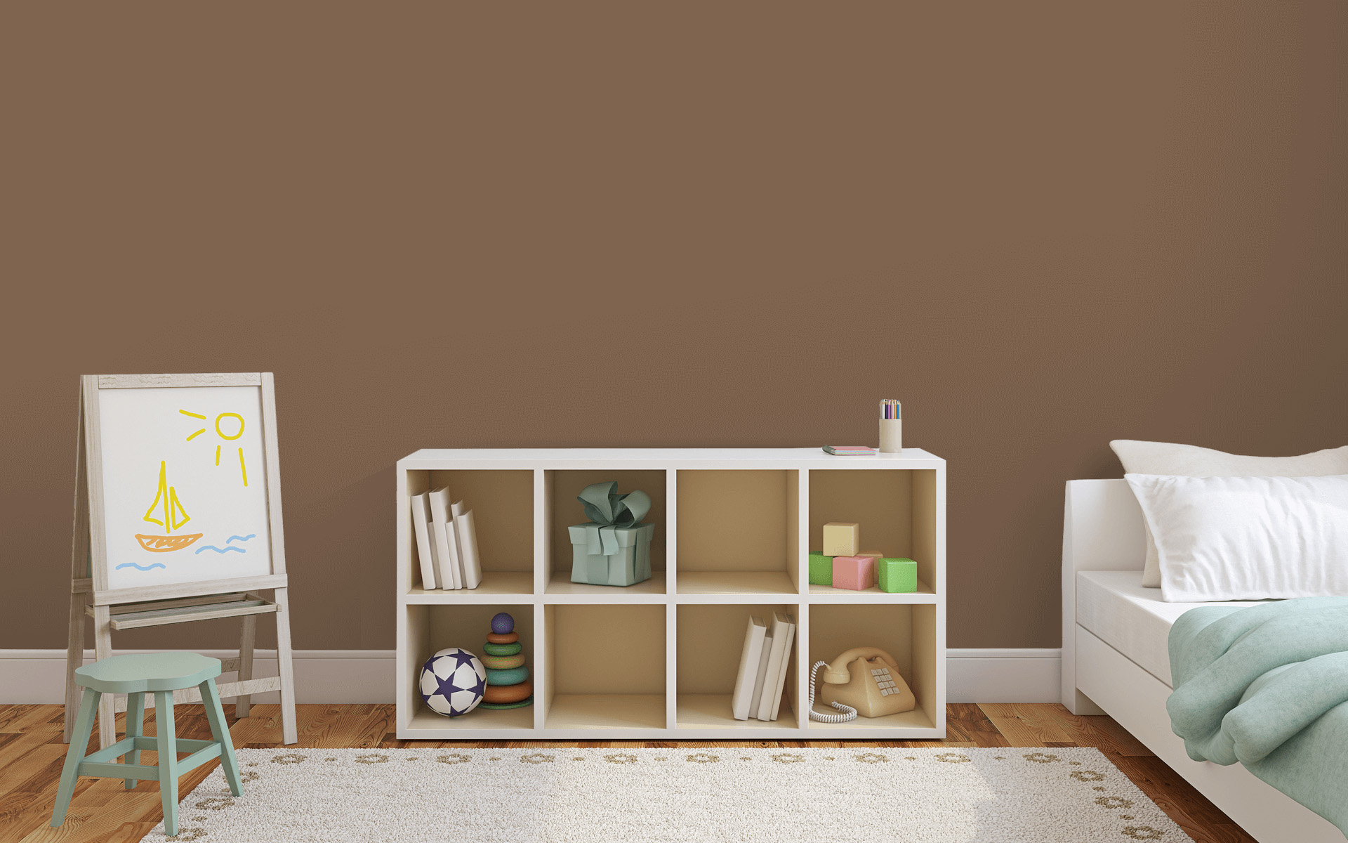 Auro Colours for Life Wand- und Deckenfarbe Nr. 555 - Beige Brown