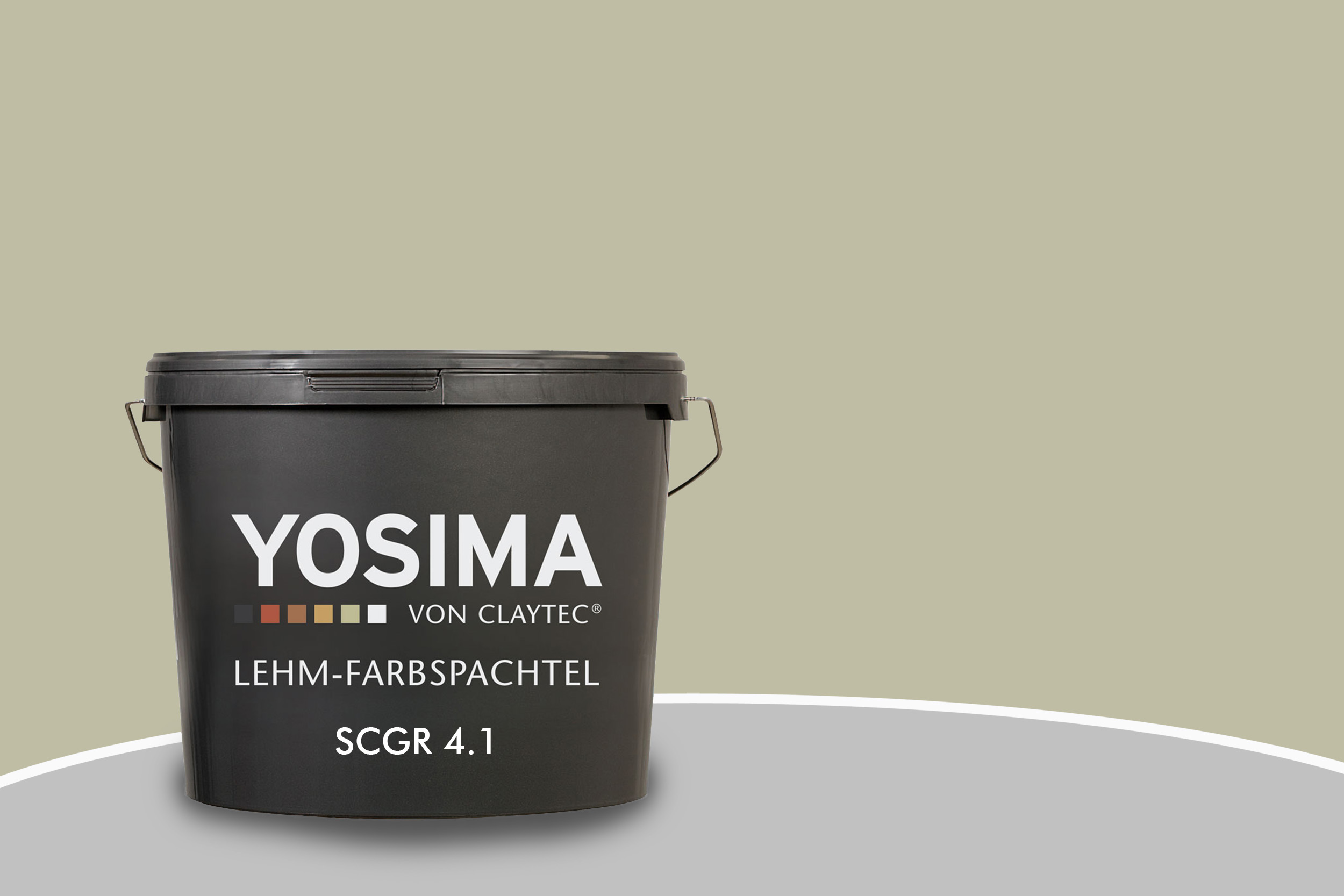 Claytec Yosima Lehm-Farbspachtel SCGR 4.1
