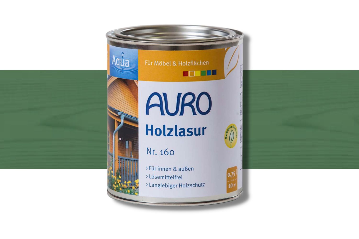 Auro Holzlasur Aqua Nr. 160 Grün