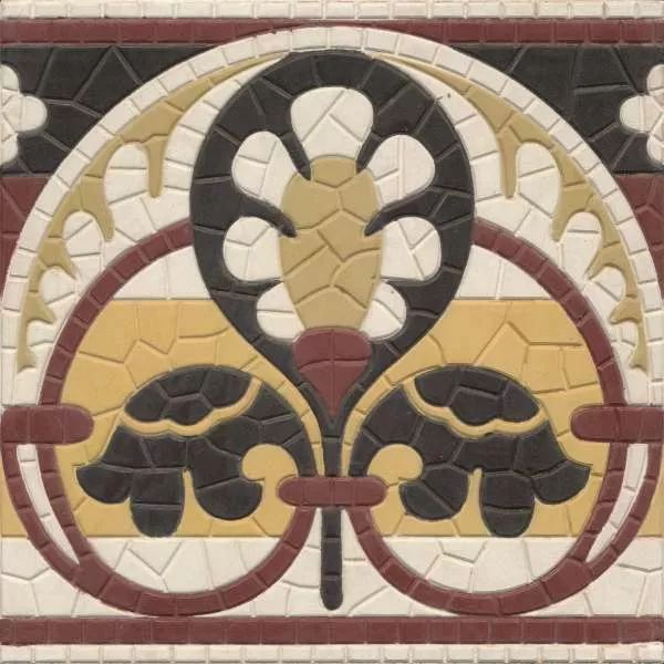 VIA Riffelplatte 52165 - 20 x 20 x 1,8 cm - Rand Sonderedition
